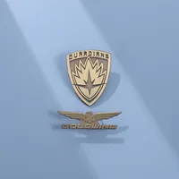 Simple Style Letter Badge Alloy Plating Unisex Brooches main image 1