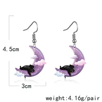 Cartoon Character Cartoon Style Alloy Plastic No Inlaid Earrings main image 4