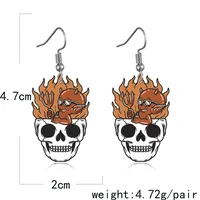 Personnage De Dessin Animé Style De Bande Dessinée Alliage Plastique Pas D'Incrustation Des Boucles D'Oreilles main image 1