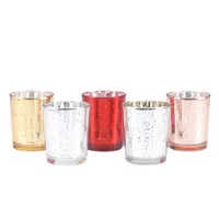 Christmas Glass Starry Sky Simple Style Party Candlestick main image 3