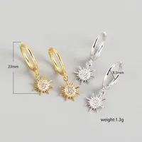 Geometric Fashion 925 Sterling Silver Gem Plating Earrings main image 1