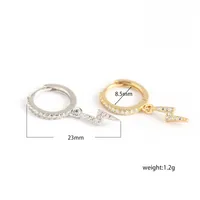 Geometric Fashion 925 Sterling Silver Gem Plating Earrings main image 1