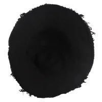 Femmes Couleur Unie Avant-Toit Large Pastorale Style Simple Chapeau Seau main image 4