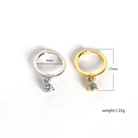 Geometric Fashion Gem Plating Earrings main image 1