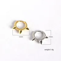 Geometric Fashion Gem Diamond Earrings main image 1