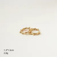 Geometric Fashion Copper No Inlaid Plating Earrings main image 4