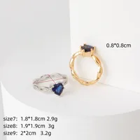 Copper Heart Plating Zircon Women'S main image 4