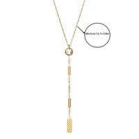 Geometric Simple Style 304 Stainless Steel Necklace Wholesale sku image 1