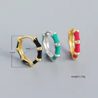 Geométrico Moda Sin Incrustaciones Barniz De Estufa Pendientes main image 2