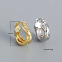 Géométrique Mode Pas D'Incrustation Placage Des Boucles D'Oreilles main image 2