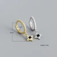 Geometric Fashion Gem Plating Earrings main image 1