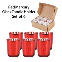 Christmas Glass Starry Sky Simple Style Party Candlestick sku image 14