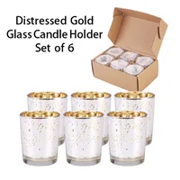 Christmas Glass Starry Sky Simple Style Party Candlestick sku image 16