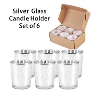 Christmas Glass Starry Sky Simple Style Party Candlestick sku image 13