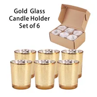 Christmas Glass Starry Sky Simple Style Party Candlestick sku image 12