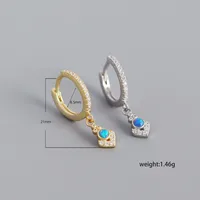Geometric Fashion Gem Plating Earrings main image 2