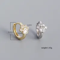 Animal Gem Plating Earrings main image 2