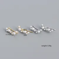 Geometric Fashion Gem Plating Earrings Ear Studs main image 3