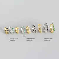 Géométrique Mode Gemme Placage Des Boucles D'Oreilles main image 2