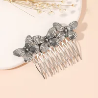 Women's Butterfly Elegant Alloy Insert Comb sku image 4
