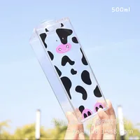 Cute Cartoon Plastic Water Bottles 1 Piece sku image 2