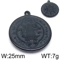 1 Piece Stainless Steel 18K Gold Plated Human Exorcist Pendant sku image 4