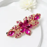 Femmes Fleur Élégant Brillant Agate Épingles À Cheveux main image 4