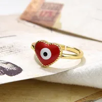 Simple Style Copper Heart Shape Plating Women'S Rings sku image 1