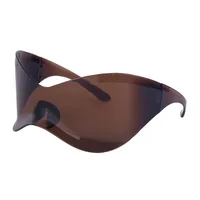 Special-Shaped Mirror Fashion Pc UV400 Frameless Sports Sunglasses sku image 4