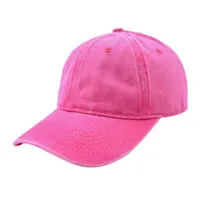 Unisex Retro Solid Color Curved Eaves Baseball Cap sku image 15