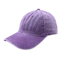 Unisex Retro Solid Color Curved Eaves Baseball Cap sku image 18
