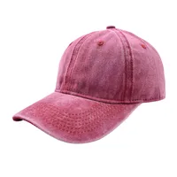 Unisex Retro Solid Color Curved Eaves Baseball Cap sku image 16