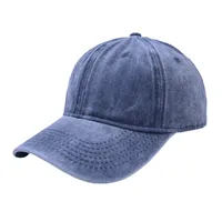 Unisex Retro Solid Color Curved Eaves Baseball Cap sku image 2