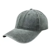 Unisex Retro Solid Color Curved Eaves Baseball Cap sku image 3