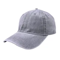 Unisex Retro Solid Color Curved Eaves Baseball Cap sku image 5