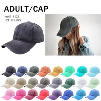 Unisex Retro Solid Color Curved Eaves Baseball Cap main image 5