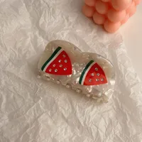 Cute Fruit Acetic Acid Sheets Plating Hair Claws 1 Piece sku image 3