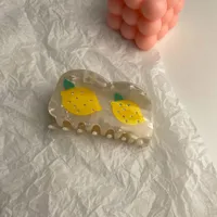 Cute Fruit Acetic Acid Sheets Plating Hair Claws 1 Piece sku image 4