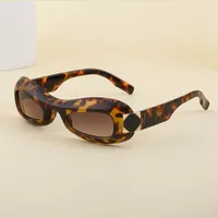 Oval Frame Fashion Leopard Pc Full Frame Women's Sunglasses main image 5