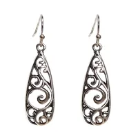 Hot  Bohemian Turquoise Earrings  National Style Vintage Earrings Retro sku image 2