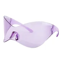 Special-Shaped Mirror Fashion Pc UV400 Frameless Sports Sunglasses sku image 8