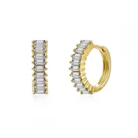 Geometric Fashion Copper Zircon Plating Earrings sku image 1