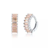 Geometric Fashion Copper Zircon Plating Earrings sku image 12