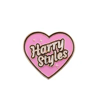 Fashion Letter Heart Shape Alloy Enamel Unisex Brooches sku image 1