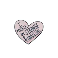 Fashion Letter Heart Shape Alloy Enamel Unisex Brooches sku image 2