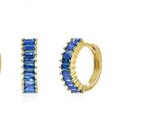 Geometric Fashion Copper Zircon Plating Earrings sku image 6