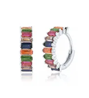 Geometric Fashion Copper Zircon Plating Earrings sku image 13