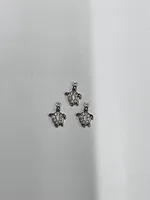 Wholesale Micro Inlaid White Zirconium Mini Turtle Pendant Doublewinwholesale sku image 2