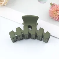 Simple Style Solid Color Arylic Stoving Varnish Hair Claws 1 Piece sku image 14