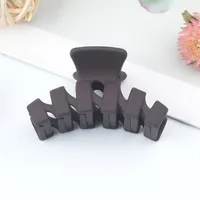 Simple Style Solid Color Arylic Stoving Varnish Hair Claws 1 Piece sku image 16